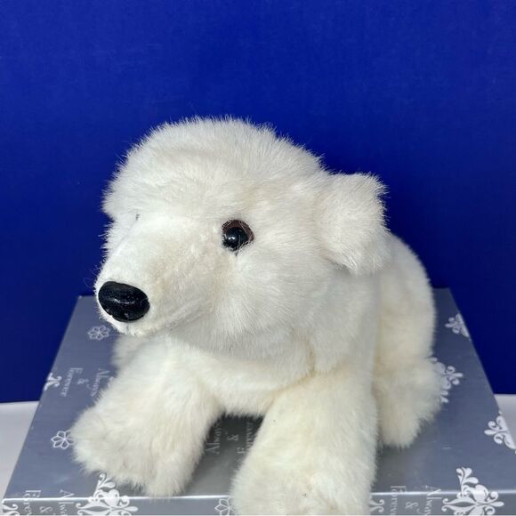 1989 Smithsonian Wild Heritage Collection Plush 8” Polar Bear - Picture 2 of 9